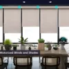 Motorized Roller Blinds | Smart Window Shades for Home & Office | Remote & App Control – Light Filtering, Semi-Blackout, or Full Blackout | Custom Sizes Available