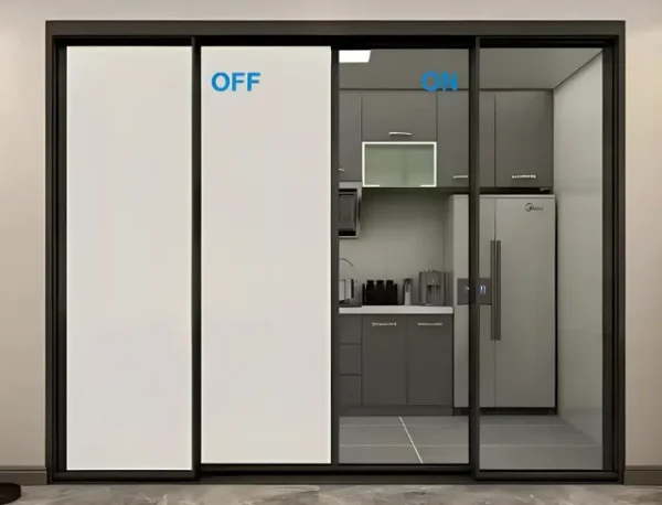 PDLC Switchable, Window Film | Smart Film for Home & Office | Heat Insulation UV Blocking - Clear to Opaque, (Without Transformer)