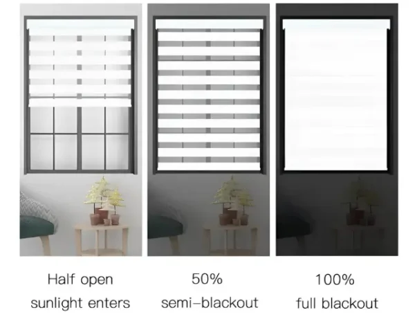 Motorized Roller Blinds | Smart Window Shades for Home & Office | Remote & App Control – Light Filtering, Semi-Blackout, or Full Blackout | Custom Sizes Available