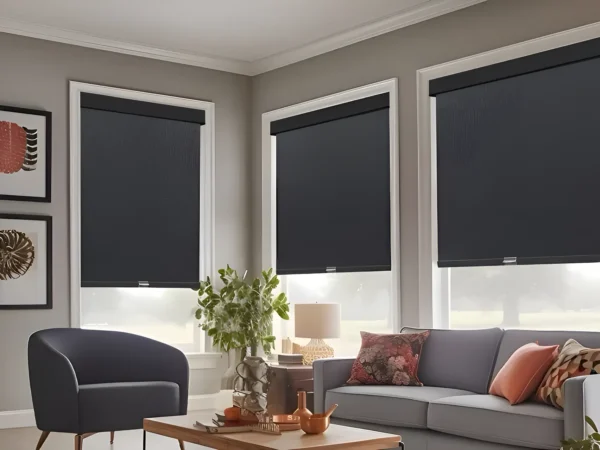 Roman Smart Blinds | Motorized Fabric Window Shades for Home & Office | Remote & App Control – Elegant Design, Soft Folds | Custom Sizes Available