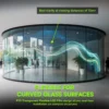 P10 Transparent Flexible Soft Self-Adhesive LED Film for Windows | High-Brightness Crystal Clear LED Display Advertising Film