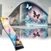 P16 Transparent Flexible Soft Self-Adhesive LED Film for Windows | High-Brightness Crystal Clear LED Display Advertising Film