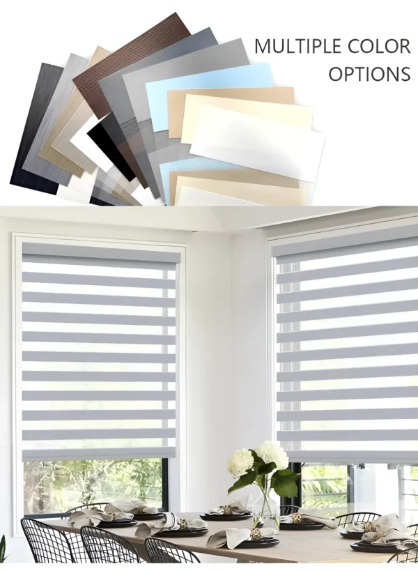 Smart Home Motorized Zebra Blinds