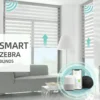 Smart Home Motorized Zebra Blinds