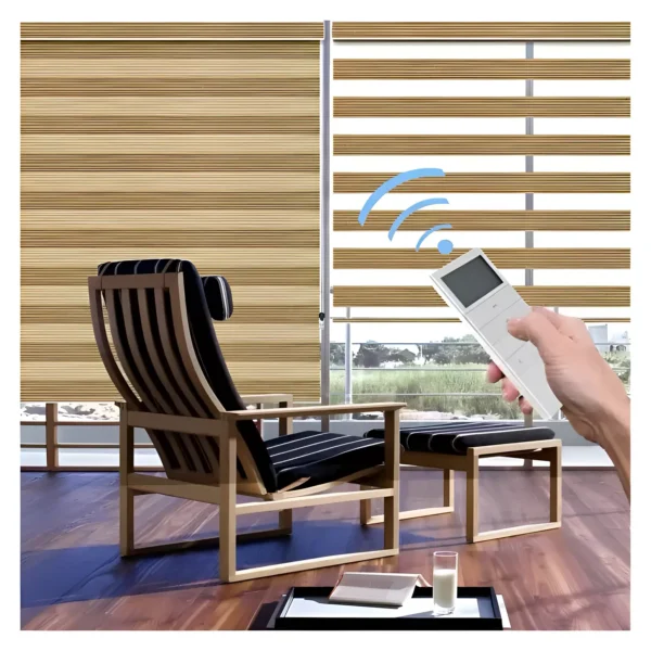 Smart Home Motorized Zebra Blinds