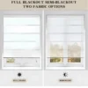 Roman Smart Blinds | Motorized Fabric Window Shades for Home & Office | Remote & App Control – Elegant Design, Soft Folds | Custom Sizes Available