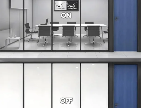 PDLC Switchable, Window Film | Smart Film for Home & Office | Heat Insulation UV Blocking - Clear to Opaque, (With Transformer)