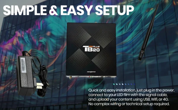 TB20 Plus Box LED Display Controller for LED Films