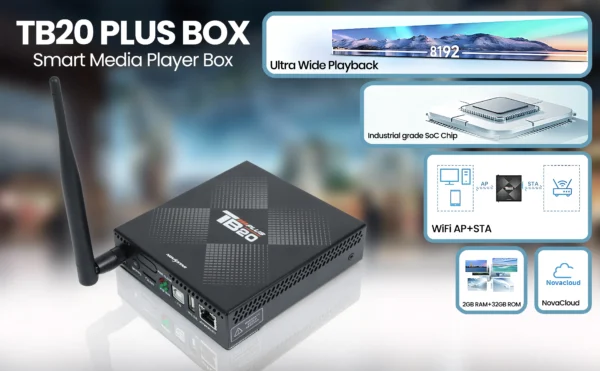 TB20 Plus Box LED Display Controller for LED Films