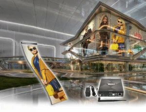 P4 Transparent Flexible Soft Self-Adhesive LED Film for Windows | High-Brightness Crystal Clear LED Display Advertising Film