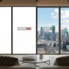 Non-Adhesive PDLC Smart Film | Switchable Glass Film for Home & Office | Heat Insulation UV Blocking – Clear to Opaque, (Without Transformer)