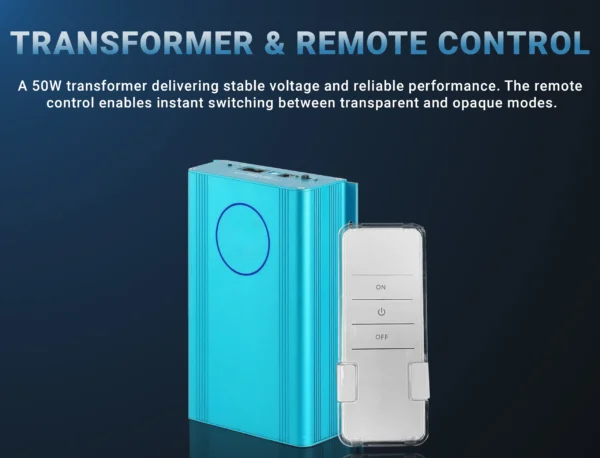 Transformer and Remote Control for Smart Films