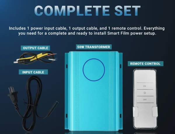 Transformer and Remote Control for Smart Films