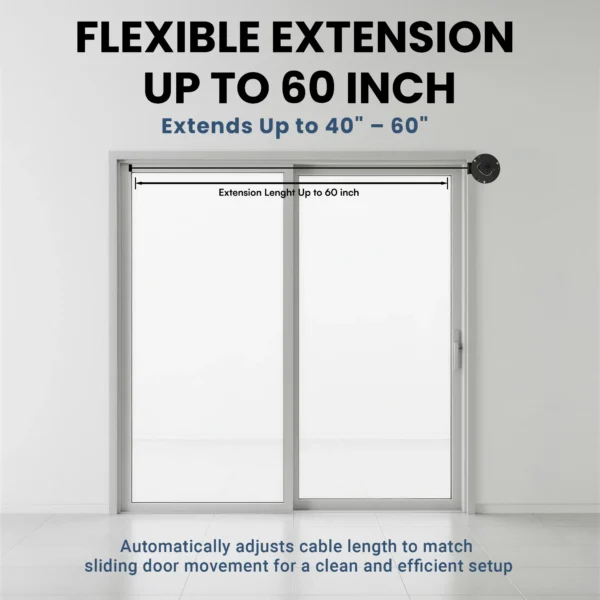Retractable Wire Box for PDLC Smart Film | Cable Management for Switchable Privacy Glass, Sliding Doors & Windows | Flexible Wiring System for Smart Glass Film Installation